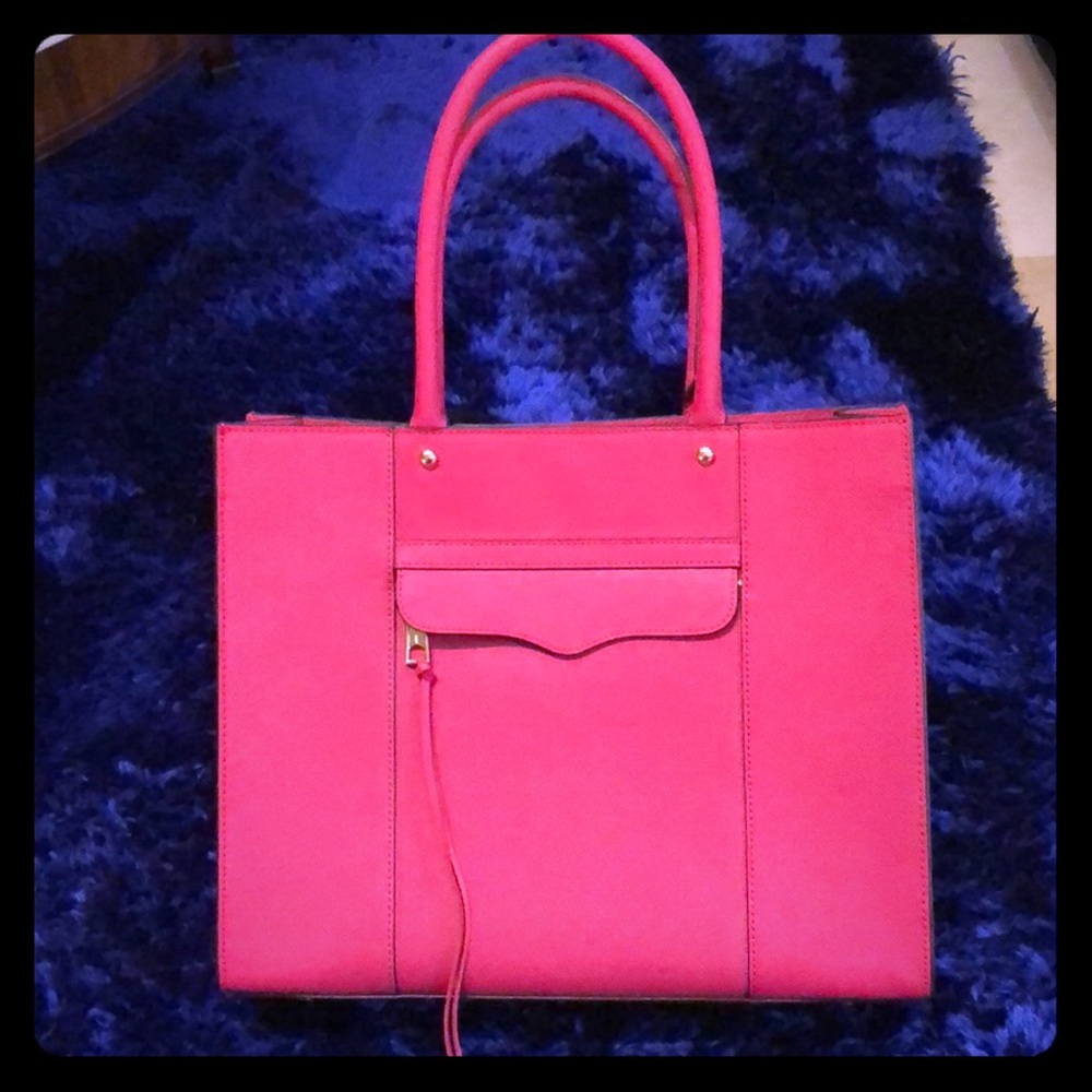 Rebecca Minkoff Saffiano Leather MAB Tote, Magenta